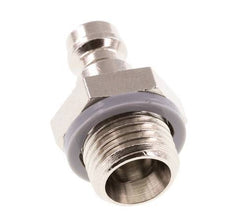 Nickel-plated Brass DN 5 Air Coupling Plug G 1/4 inch Male [5 Pieces]