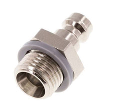 Nickel-plated Brass DN 5 Air Coupling Plug G 1/4 inch Male [5 Pieces]