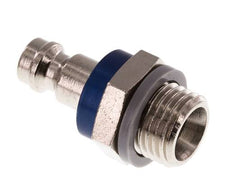 Nickel-plated Brass DN 5 Blue Air Coupling Plug G 1/4 inch Male