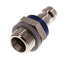 Nickel-plated Brass DN 5 Blue Air Coupling Plug G 1/4 inch Male