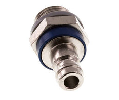 Nickel-plated Brass DN 5 Blue Air Coupling Plug G 1/4 inch Male