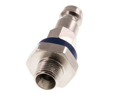 Nickel-plated Brass DN 5 Blue-Coded Air Coupling Plug G 1/8 inch Male
