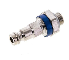Nickel-plated Brass DN 5 Blue-Coded Air Coupling Plug G 1/8 inch Male