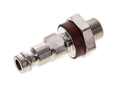 Nickel-plated Brass DN 5 Brown-Coded Air Coupling Plug G 1/8 inch Male