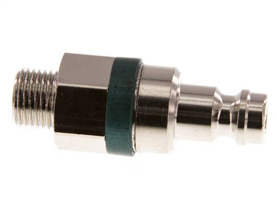 Nickel-plated Brass DN 5 Green Air Coupling Plug G 1/8 inch Male