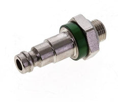 Nickel-plated Brass DN 5 Green-Coded Air Coupling Plug G 1/8 inch Male