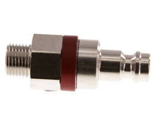 Nickel-plated Brass DN 5 Red Air Coupling Plug G 1/8 inch Male