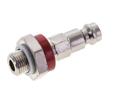 Nickel-plated Brass DN 5 Red-Coded Air Coupling Plug G 1/8 inch Male