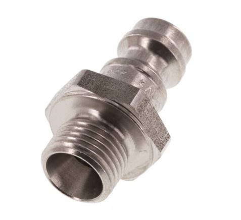 Stainless steel DN 5 Air Coupling Plug G 1/8 inch Male