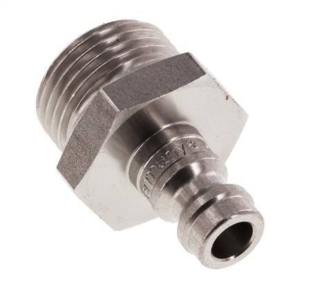 Stainless steel DN 5 Air Coupling Plug G 3/8 inch Male