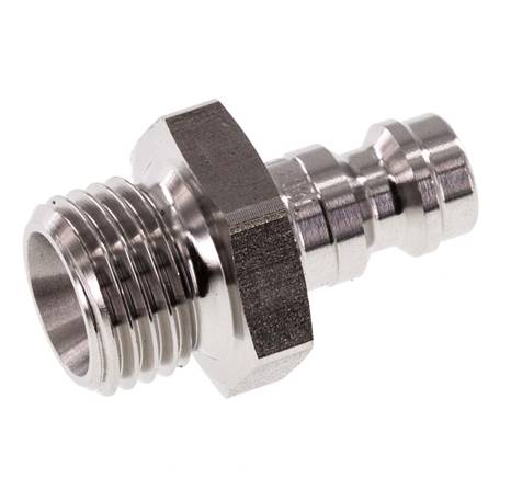 Stainless Steel 316L DN 5 Air Coupling Plug G 1/4 inch Male