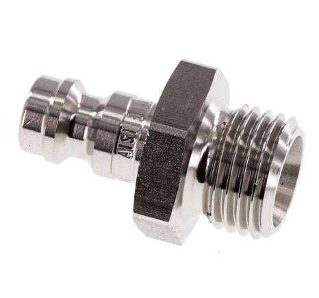 Stainless Steel 316L DN 5 Air Coupling Plug G 1/4 inch Male
