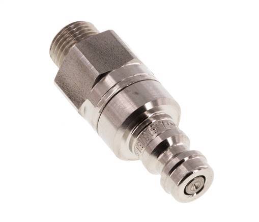 Stainless steel 306L DN 5 Air Coupling Plug G 1/8 inch Male Double Shut-Off