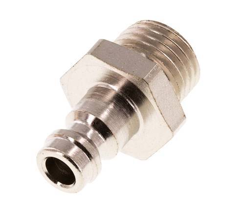 Hardened steel DN 5 Air Coupling Plug G 1/4 inch Male