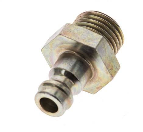 Hardened steel DN 5 Air Coupling Plug G 1/4 inch Male