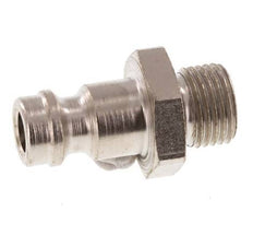 Hardened steel DN 5 Air Coupling Plug G 1/8 inch Male [2 Pieces]