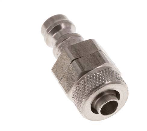 Stainless steel DN 5 Air Coupling Plug 6x8 mm Union Nut