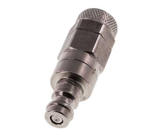 Stainless steel DN 5 Air Coupling Plug 6x8 mm Union Nut Double Shut-Off