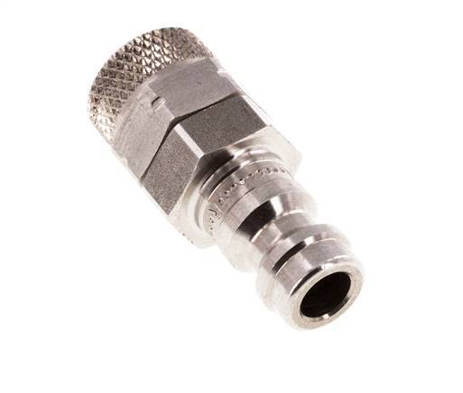 Stainless Steel 316L DN 5 Air Coupling Plug 4x6 mm Union Nut