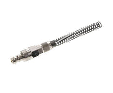 Nickel-plated Brass DN 5 Air Coupling Plug 4x6 mm Union Nut Bend-Protect Double Shut-Off