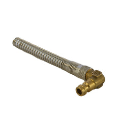 Brass DN 5 Air Coupling Plug 4x6 mm Union Nut Bend-Protect Angle [2 Pieces]