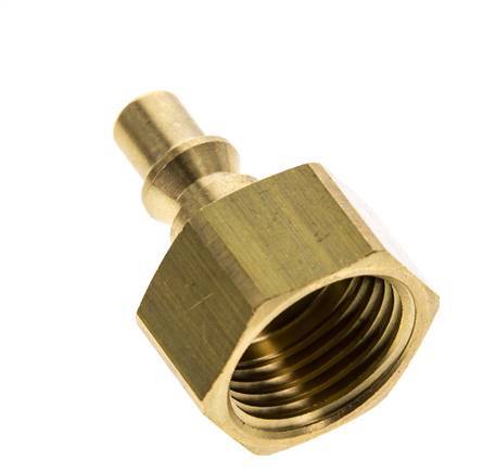 Brass DN 5.5 (Orion) Air Coupling Plug G 1/2 inch Female [2 Pieces]
