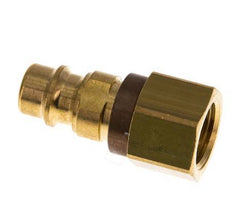 Brass DN 7.2 (Euro) Brown-Coded Air Coupling Plug G 1/4 inch Female