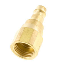 Brass DN 7.2 (Euro) Air Coupling Plug G 1/2 inch Female with Check Valve