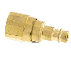 Brass DN 7.2 (Euro) Air Coupling Plug G 3/8 inch Female with Check Valve