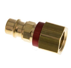 Brass DN 7.2 (Euro) Red-Coded Air Coupling Plug G 1/4 inch Female