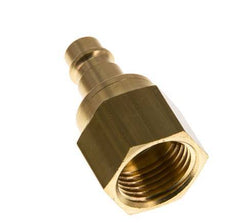 Brass DN 7.2 (Euro) Air Coupling Plug G 1/2 inch Female Double Shut-Off