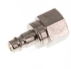 Nickel-plated Brass DN 7.2 (Euro) Air Coupling Plug G 1/2 inch Female Double Shut-Off