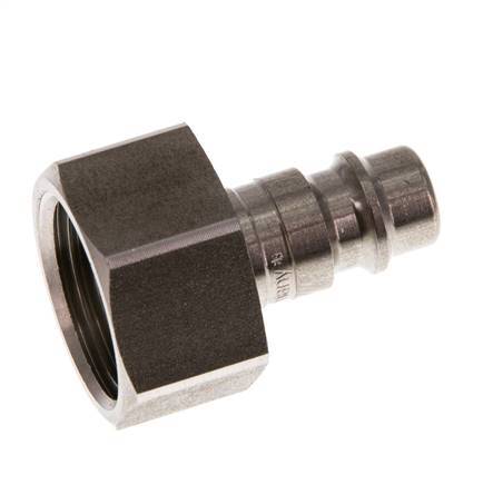 Stainless steel DN 7.2 (Euro) Air Coupling Plug G 1/2 inch Female