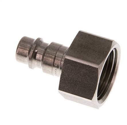 Stainless steel DN 7.2 (Euro) Air Coupling Plug G 1/2 inch Female