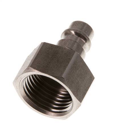 Stainless steel DN 7.2 (Euro) Air Coupling Plug G 1/2 inch Female