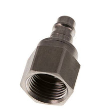 Stainless steel DN 7.2 (Euro) Air Coupling Plug G 1/2 inch Female Double Shut-Off