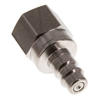 Stainless steel DN 7.2 (Euro) Air Coupling Plug G 1/4 inch Female Double Shut-Off