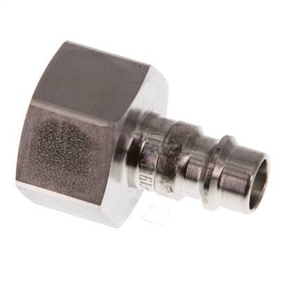 Stainless Steel 316L DN 7.2 (Euro) Air Coupling Plug G 1/2 inch Female