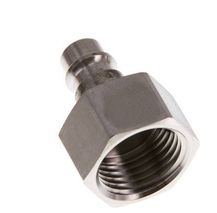 Stainless Steel 316L DN 7.2 (Euro) Air Coupling Plug G 1/2 inch Female