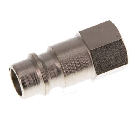 Hardened steel DN 7.2 (Euro) Air Coupling Plug G 1/8 inch Female [2 Pieces]