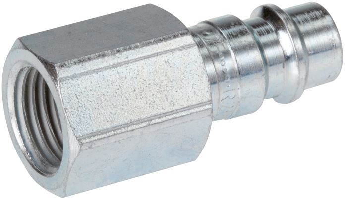 Hardened steel DN 7.2 (Euro) Air Coupling Plug G 1/2 inch Female [2 Pieces]