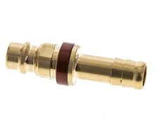 Brass DN 7.2 (Euro) Brown-Coded Air Coupling Plug 9 mm Hose Pillar
