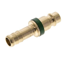 Brass DN 7.2 (Euro) Green-Coded Air Coupling Plug 9 mm Hose Pillar
