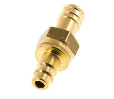 Brass DN 7.2 (Euro) Air Coupling Plug 13 mm Hose Pillar Safety