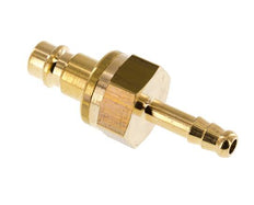 Brass DN 7.2 (Euro) Air Coupling Plug 6 mm Hose Pillar Safety