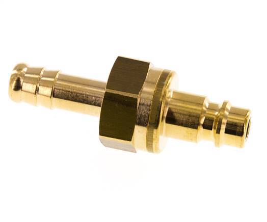 Brass DN 7.2 (Euro) Air Coupling Plug 9 mm Hose Pillar Safety