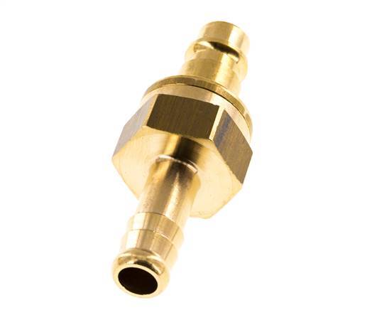 Brass DN 7.2 (Euro) Air Coupling Plug 9 mm Hose Pillar Safety