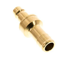 Brass DN 7.2 (Euro) Air Coupling Plug 13 mm Hose Pillar Double Shut-Off