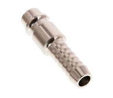 Nickel-plated Brass DN 7.2 (Euro) Air Coupling Plug 8 mm Hose Pillar [2 Pieces]