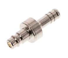 Nickel-plated Brass DN 7.2 (Euro) Air Coupling Plug 10 mm Hose Pillar Double Shut-Off